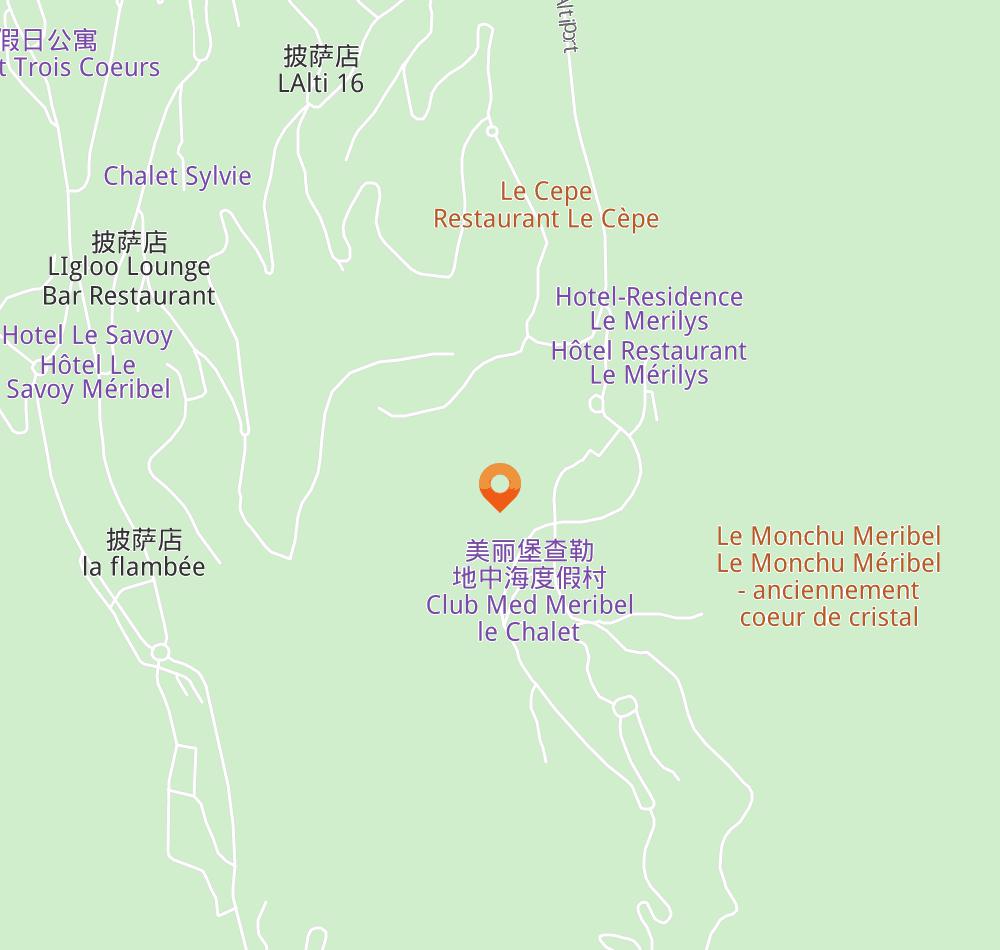Hotel location map