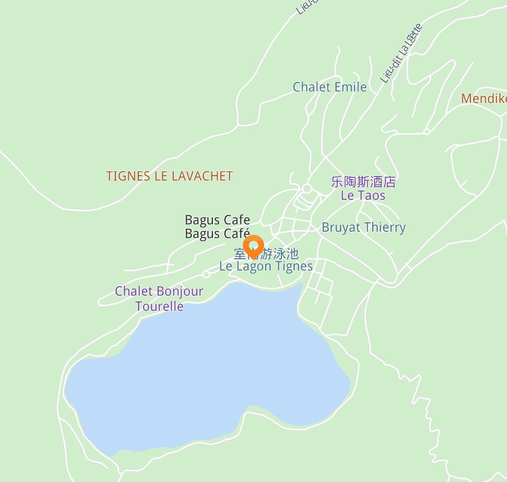 Hotel location map