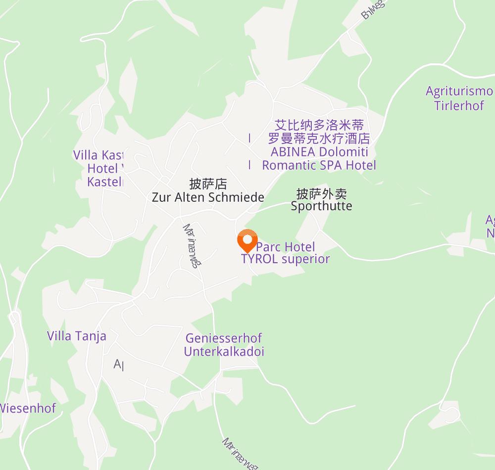 Hotel location map
