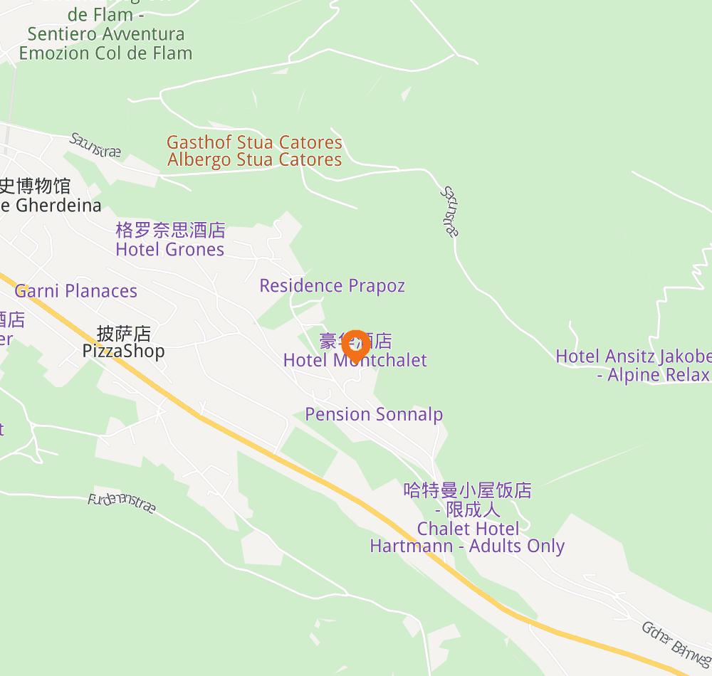 Hotel location map