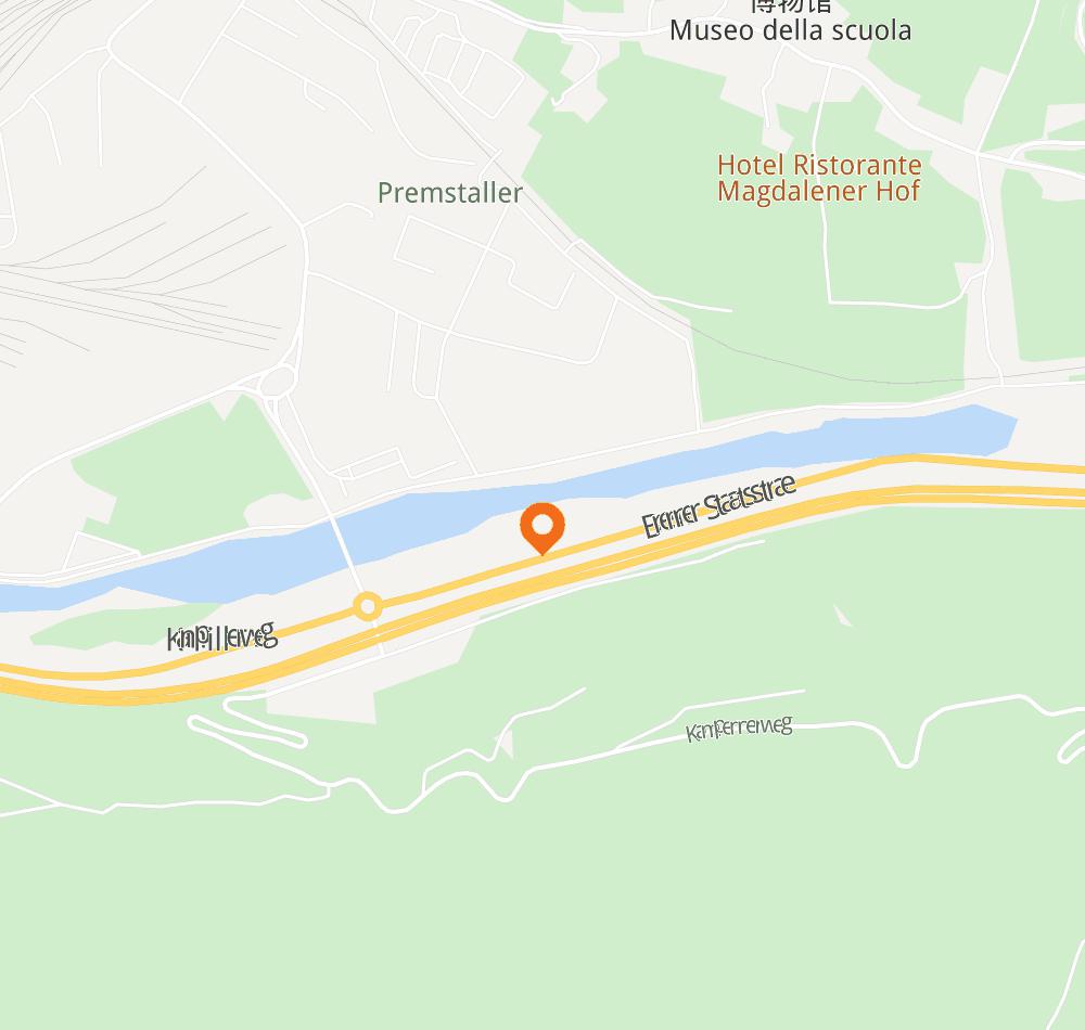 Hotel location map