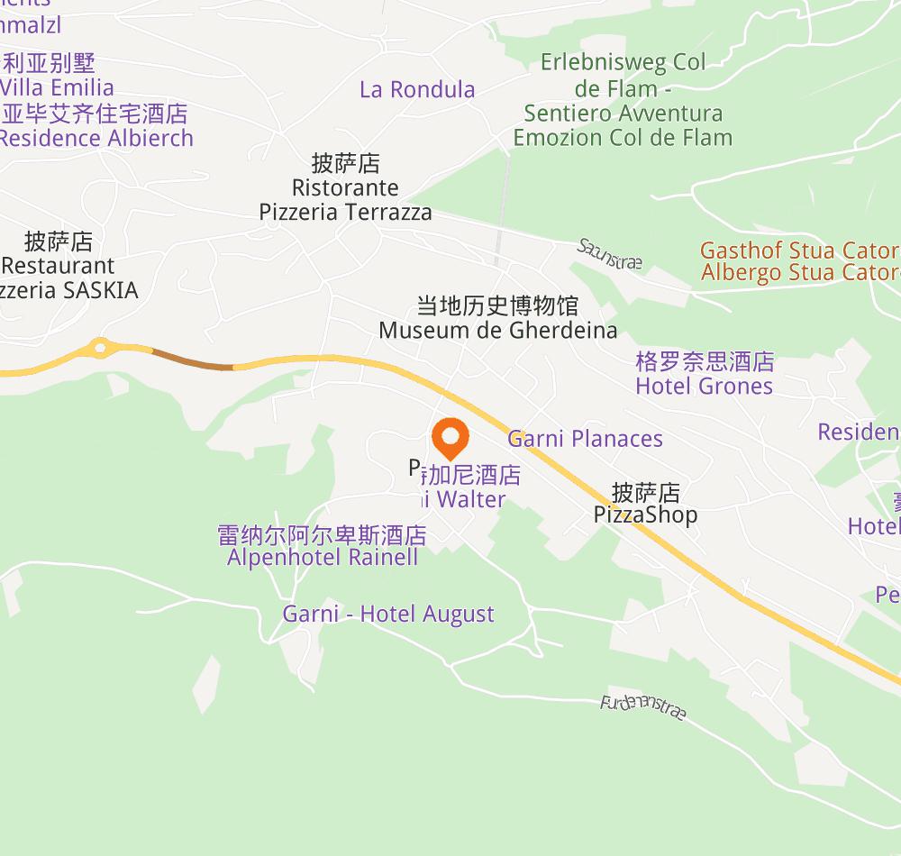 Hotel location map