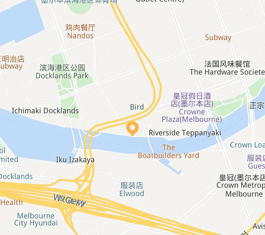Hotel location map
