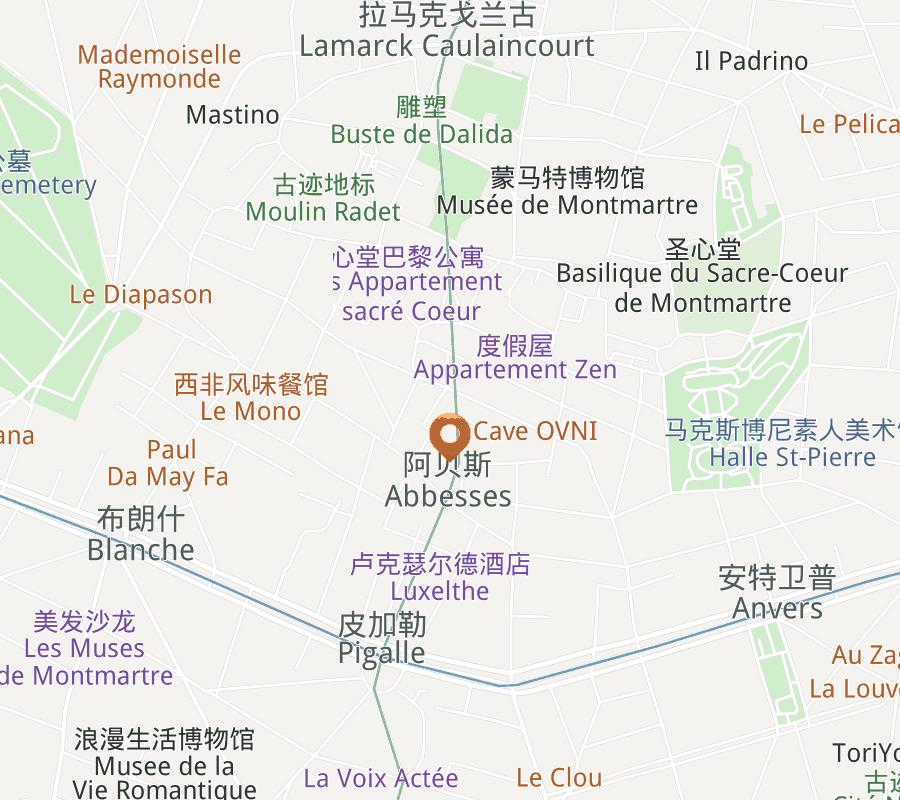 Hotel location map