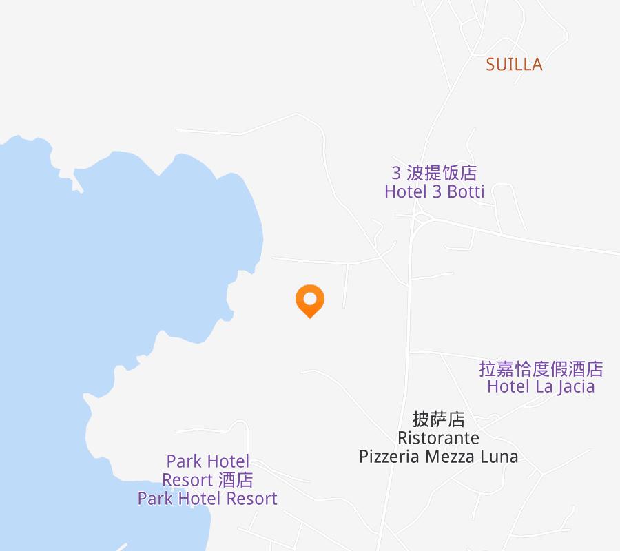 Hotel location map
