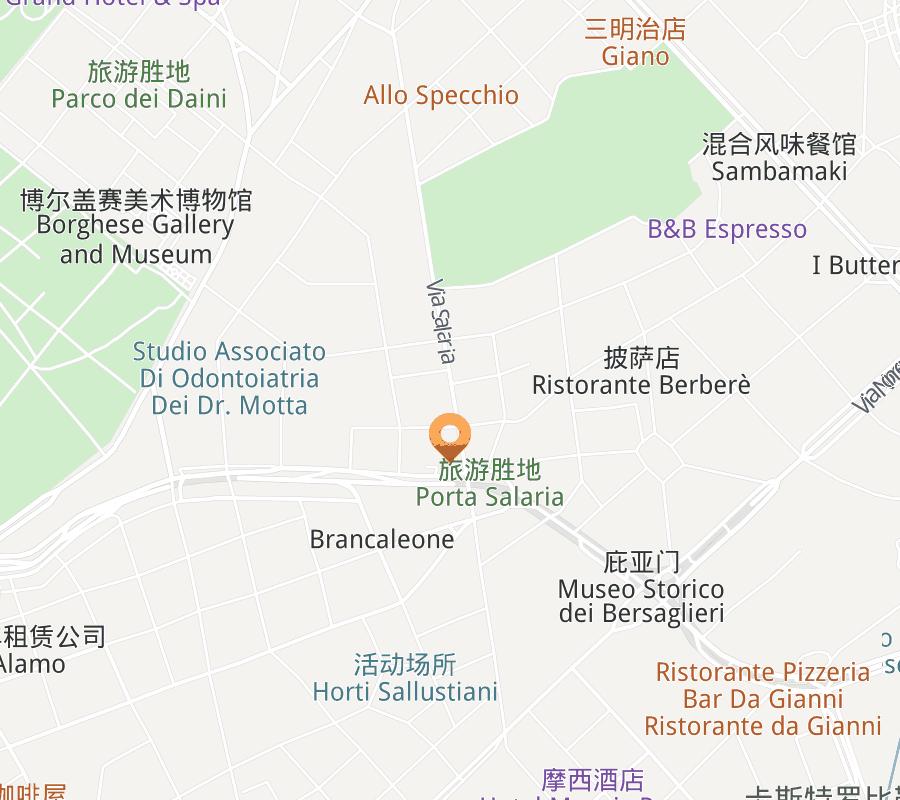 Hotel location map