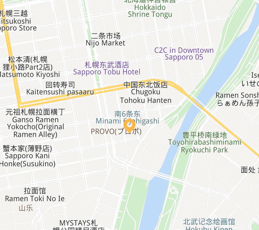 Hotel location map