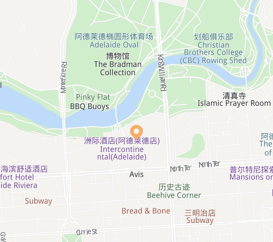 Hotel location map