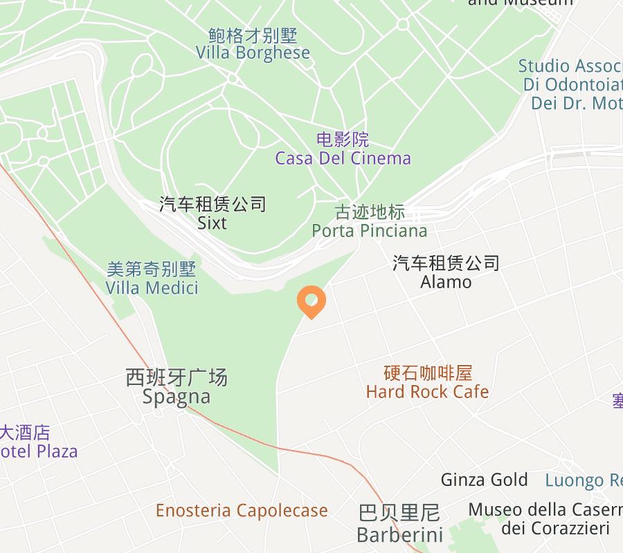 Hotel location map