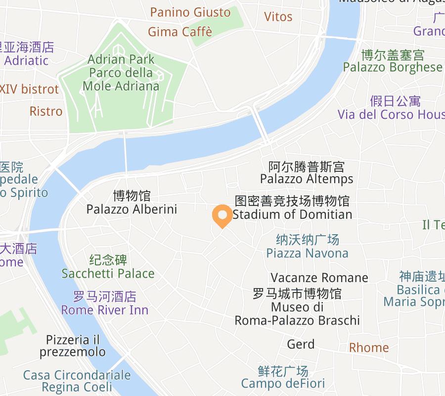 Hotel location map