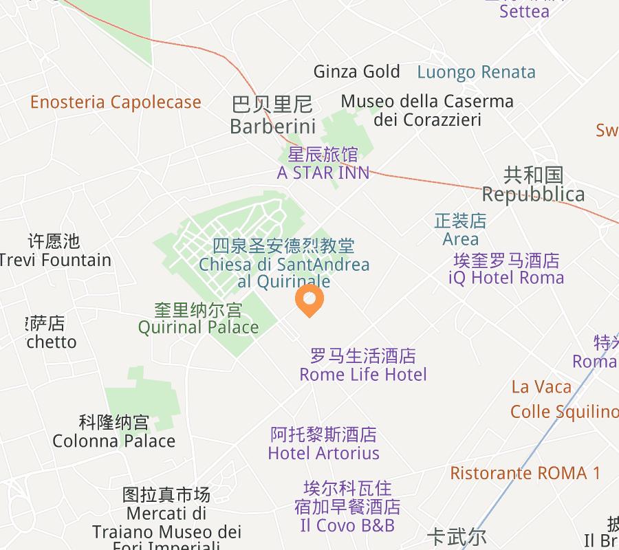 Hotel location map
