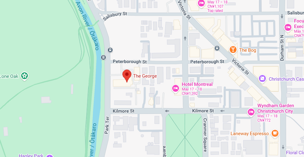 Hotel location map