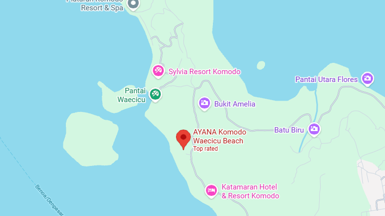 Hotel location map