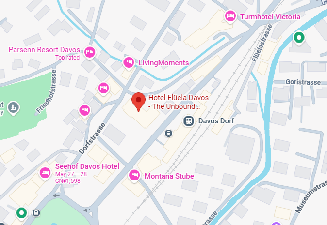 Hotel location map