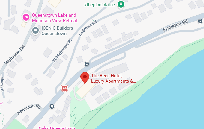Hotel location map