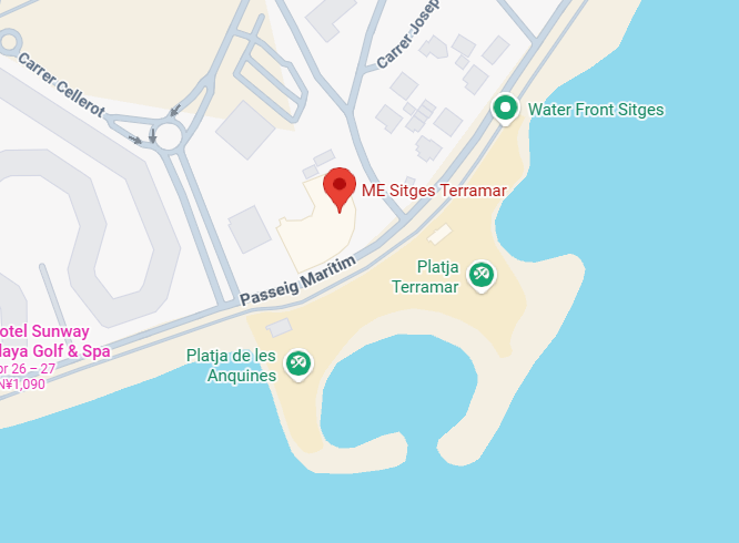 Hotel location map