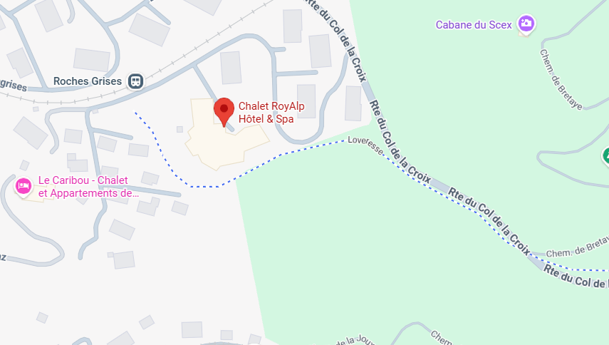 Hotel location map