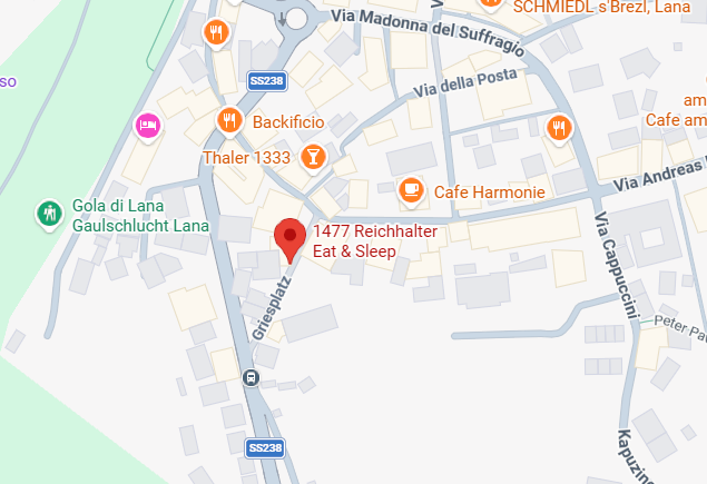 Hotel location map