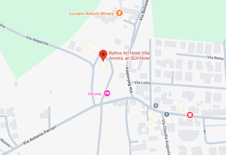 Hotel location map