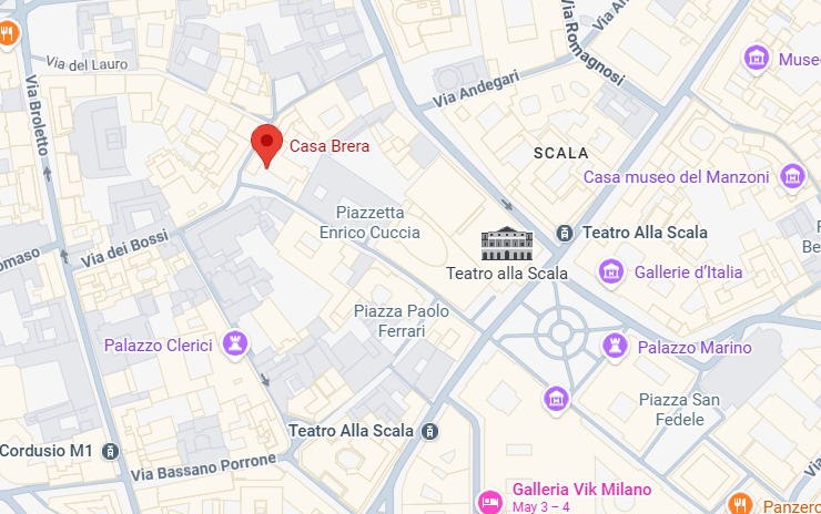 Hotel location map