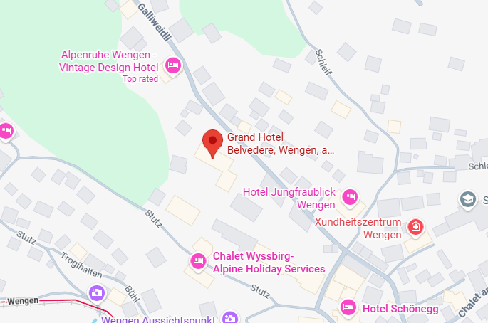 Hotel location map