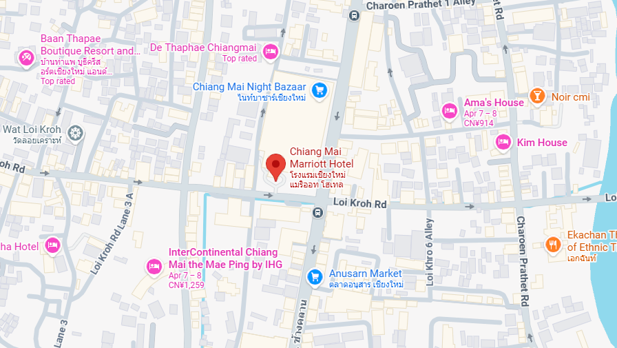 Hotel location map