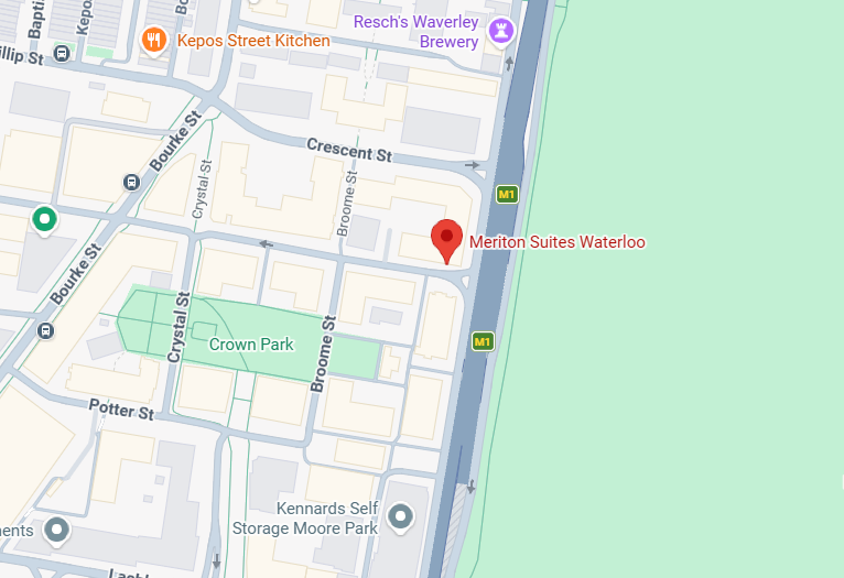 Hotel location map