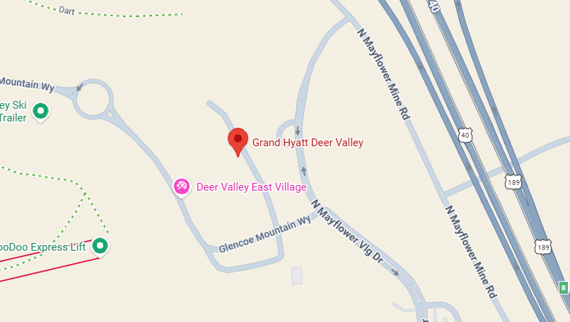Hotel location map