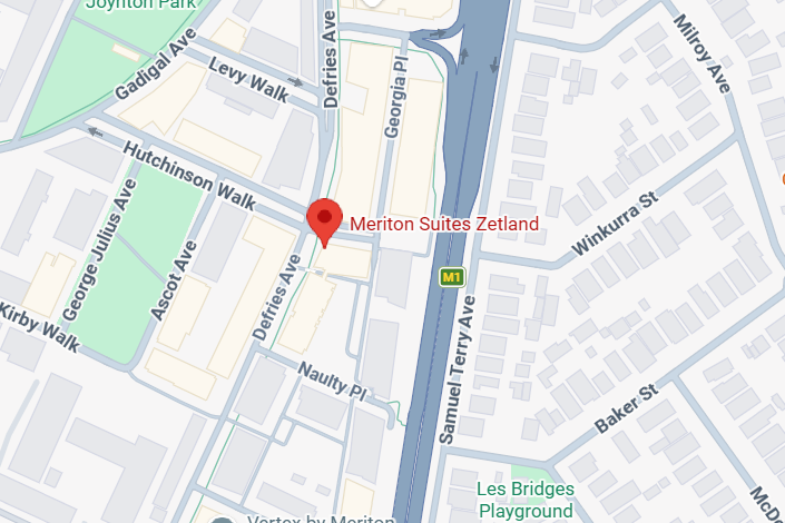 Hotel location map