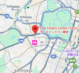 Hotel location map