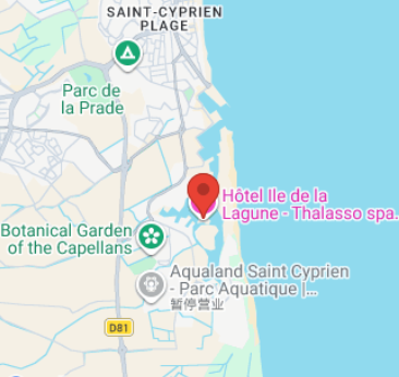 Hotel location map