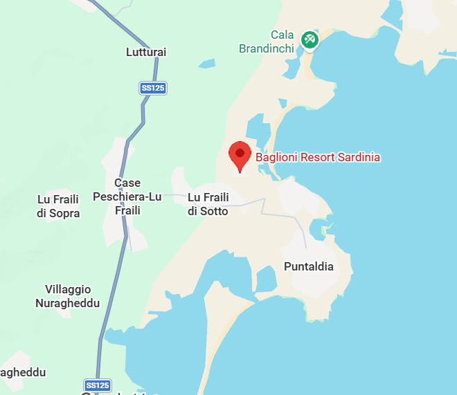Hotel location map
