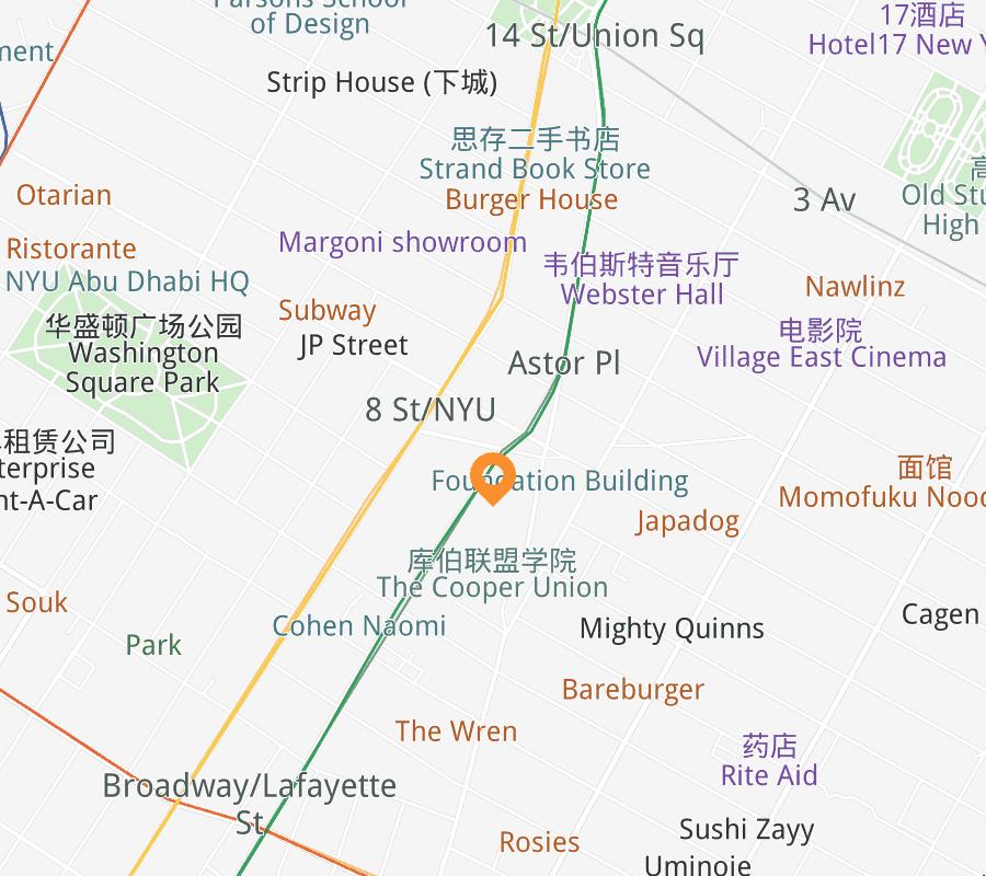 Astor Place Map
