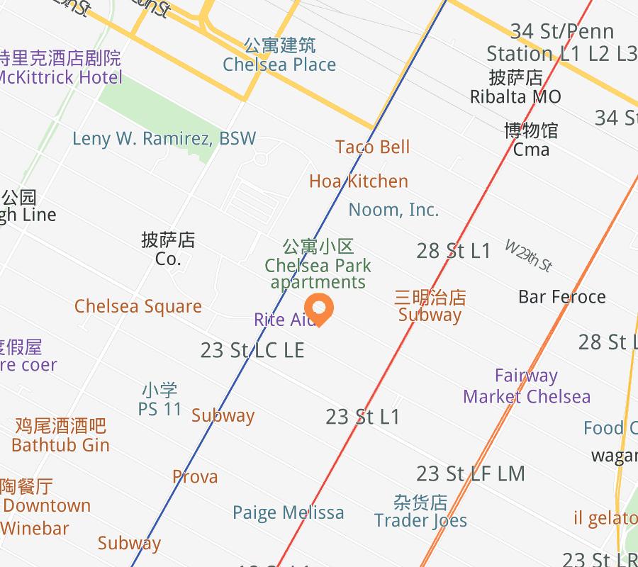 25th Street Mosaic Map