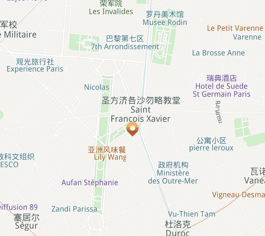 Rue Barbet de Jouy apartment Map