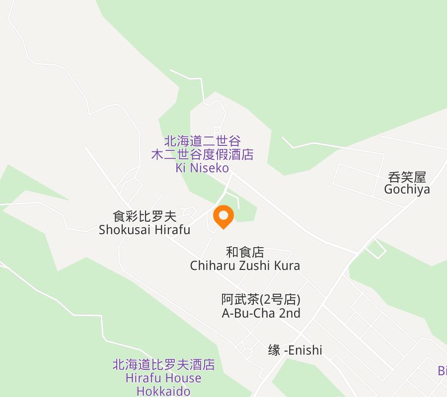 Meigetsu at Aki Niseko Map