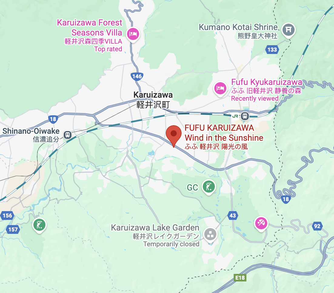 FUFU KARUIZAWA Map